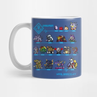 digimon vital bracelet gabumon ex Mug